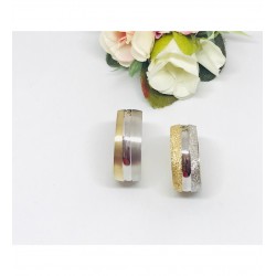 925 Ayar Altın Kaplama Çift Alyans