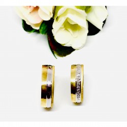 925 Ayar Altın Kaplama Çift Alyans