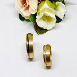 925 Ayar Altın Kaplama Çift Alyans 925 Ayar Altın Kaplama Çift Alyans