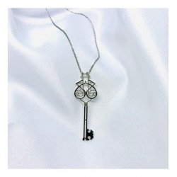 925 Ayar Anahtar Model Kolye