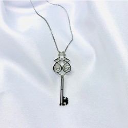925 Ayar Anahtar Model Kolye