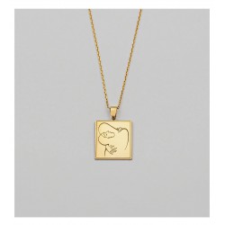 925 Ayar Aşk Tasarım Gümüş Hediyelik Kolye