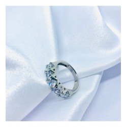 925 Ayar Beş Taş Özel Gün Hediyesi Yüzük