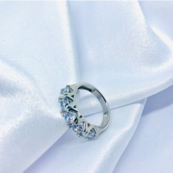 925 Ayar Beş Taş Özel Gün Hediyesi Yüzük