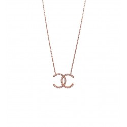 925 Ayar Chanel Gümüş Kolye