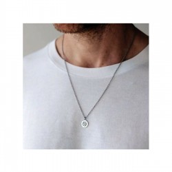 925 Ayar Erkek Güneş Model Gümüş Hediyelik Kolye