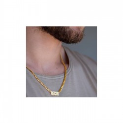 925 Ayar Erkek Kişiye Özel İsimli Gümüş Kolye Özel Gün Hediyesi