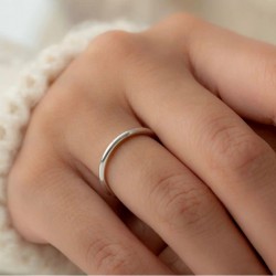 925 Ayar Gümüş Kadın Hediyelik Alyans