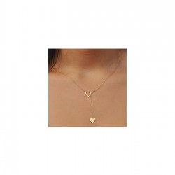 925 Ayar Gümüş Kalp Detaylı Kişiye Özel Harf Gümüş Kolye