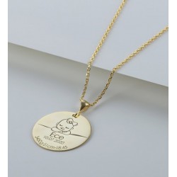 925 Ayar Gümüş Kişiye Özel isimli Yeni Doğan Bebek Plaka Kolye