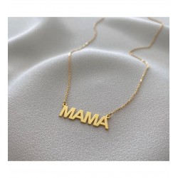 925 Ayar Gümüş Mama Tasarım Hediyelik Kadın Kolye