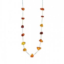 925 Ayar Gümüş Zincir Bayan Kehribar Hediyelik Kolye 925 Ayar Gümüş Zincir Bayan Kehribar Hediyelik Kolye