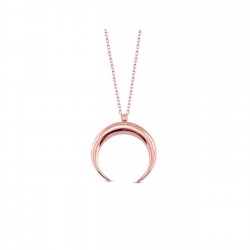 925 Ayar Hilal Kolye