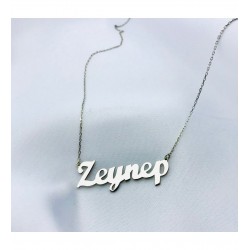 925 Ayar Kişiye Özel İsim Kolye