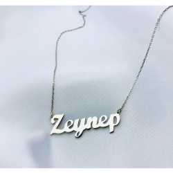 925 Ayar Kişiye Özel İsim Kolye