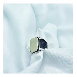 925 Ayar Kişiye Özel İsim ve Tarih Yazılabilen Hediyelik Erkek Yüzük