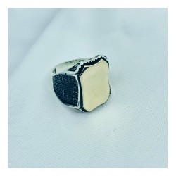 925 Ayar Kişiye Özel İsim ve Tarih Yazılabilen Hediyelik Erkek Yüzük