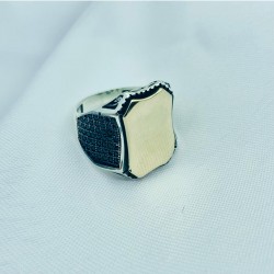 925 Ayar Kişiye Özel İsim ve Tarih Yazılabilen Hediyelik Erkek Yüzük