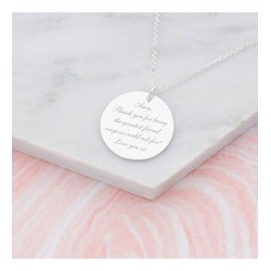 925 Ayar Kişiye Özel İstediğini Yazdır Özel Tasarım Plaka Gümüş Kolye