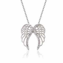 925 Ayar Melek Kanadı Kolye