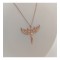 925 Ayar Mikail Kılıcı Rose Gold Hediyelik Kadın Kolye