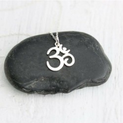 925 Ayar Om Yoga Gümüş Kolye