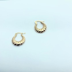 925 Ayar Istiridye Model Rose Gold Kadın Halka Küpe 925 Ayar Istiridye Model Rose Gold Kadın Halka Küpe