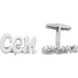 Else Silver İsimli Kol Düğmesi 925 Ayar Gümüş