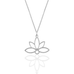 925 Ayar Lotus Çiçeği Kolye