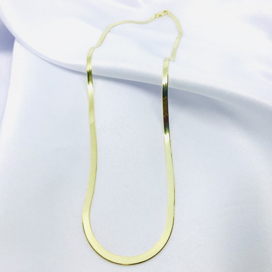 Gold Italyan Ezme Model Gümüş Kolye Gold Italyan Ezme Model Gümüş Kolye