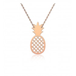 Ananas Model Gümüş Tasarım Kolye