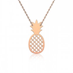 Ananas Model Gümüş Tasarım Kolye