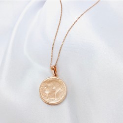 Antik Para Gümüş Kolye