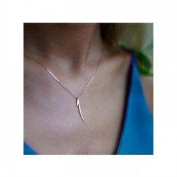 Arapça Elif Yazılı 925 ayar Rose Gümüş Kadın Kolye