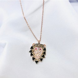 Aslan Model Gümüş Kolye