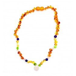 Ay Taşı Çocuk Kehribar Kolye