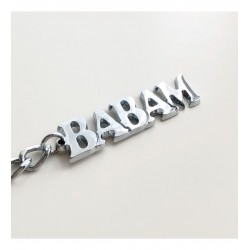Babam Yazılı Hediyelik Gümüş Anahtarlık Babam Yazılı Hediyelik Gümüş Anahtarlık