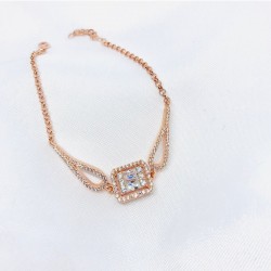 Baget Taş Gümüş Bileklik Özel Gün Hediyesi