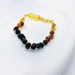 Bebek Çocuk Gökkuşağı Kehribar Bileklik Bebek Çocuk Gökkuşağı Kehribar Bileklik