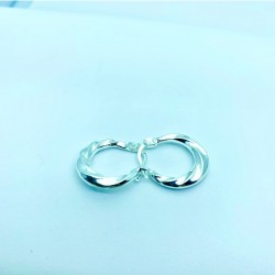 Burgu Model 925 Ayar Gümüş Kadın Küpe Özel Gün Hediyesi