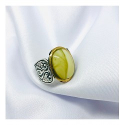 Damla Kehribar Model Erkek Yüzük