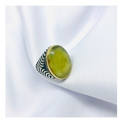 Damla Kehribar Model Erkek Yüzük