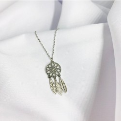 Düş Kapanı Model Gümüş Kolye