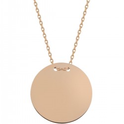 Düz Plaka Isimli Gümüş Kolye