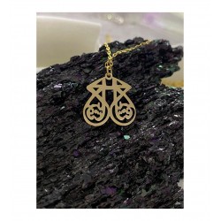 El Fettah Yazılı Gümüş Tasarım Kadın Hediyelik Kolye