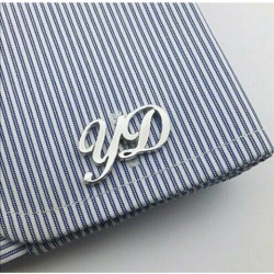 El Yazısı Harf Kol Düğmesi