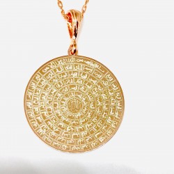 Esmaül Hüsna Özel Tasarım Hediyelik Gümüş Kolye