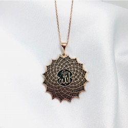 Esmaül Hüsna Tasarım Gümüş Kolye Özel Gün Hediyesi