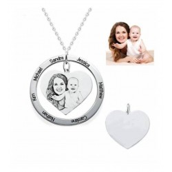 Fotoğraf Baskılı Kolye Özel Gün Hediyesi