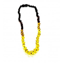 Gökkuşağı Bebek Kehribar Kolye